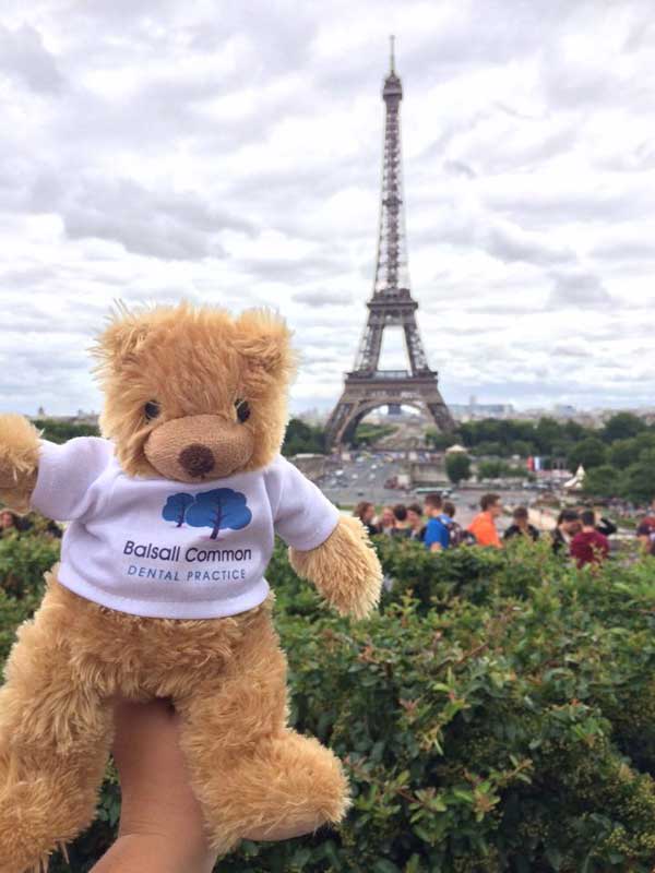 Balsall Bear visits Paris